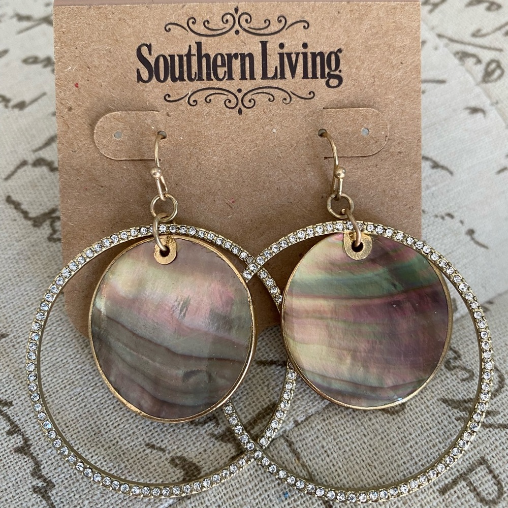 New Souther Living Mother-of-Pearl earrings